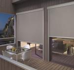 3m Wide Electric Roller Blinds Motorised Electric Fire Resistant 4.0mm Thickness