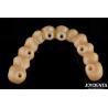 Buy cheap High Flexibility Zirconia Hybrid Bridge With Titanium Base High Aesthetic from wholesalers