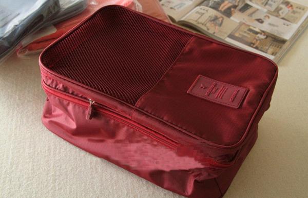 Buy cheap Red Large Size Travel Packing Organisers Inner Net Pocket Embroidery Printing from wholesalers