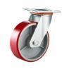 Buy cheap heavy duty trolley wheel PU on cast iron casters 8 inch from wholesalers
