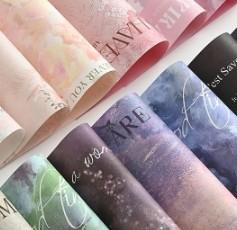High quality internet celebrity oil painting paper art paper flower packaging