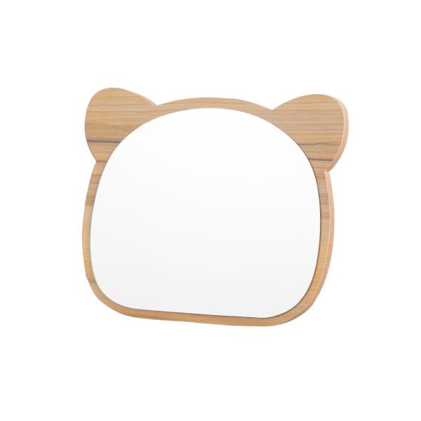 Buy cheap Panda Shape Wood Countertop Makeup Mirror For Home Decor from wholesalers