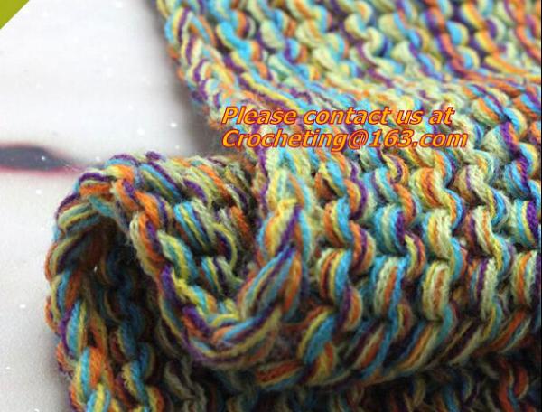 Buy cheap Colourful Knitted Blanket Wholesale China Factory Blanket Spain, knit blanket, rugs from wholesalers