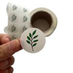 Waterproof Round Label Stickers Custom Image Text Printing Private Adhesive