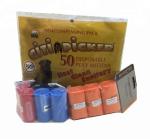 Disposable Plastic Thin bags Customized Colors Baby Nappy Sack, Bio-degradable