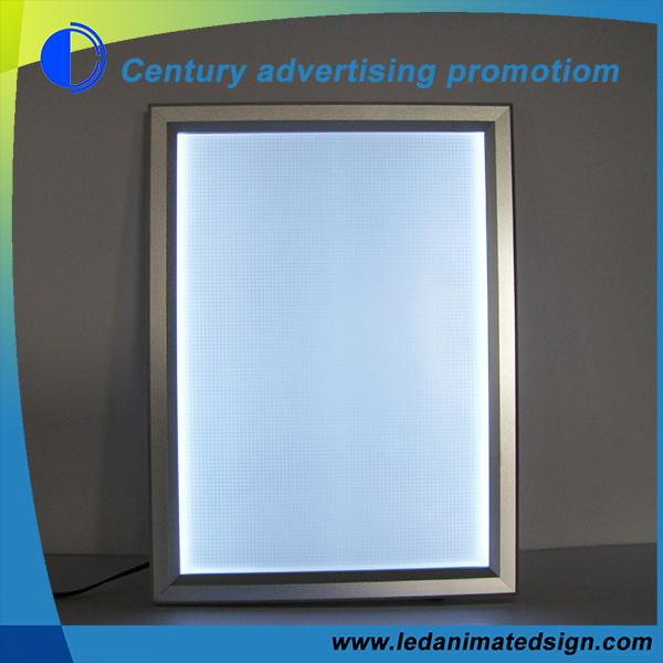 Buy cheap Silver aluminum frame led light box from wholesalers