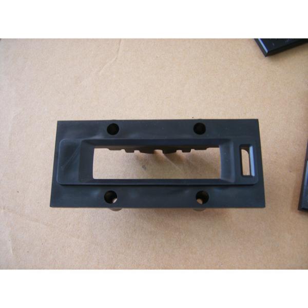 Buy cheap Customized Single Shot Injection Molding Texture Finish Black Goloy HRA222F Chassis from wholesalers