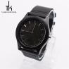 Buy cheap Black Wood Watch Leather Band Sandal Wood Dial Oem Japan Movement from wholesalers