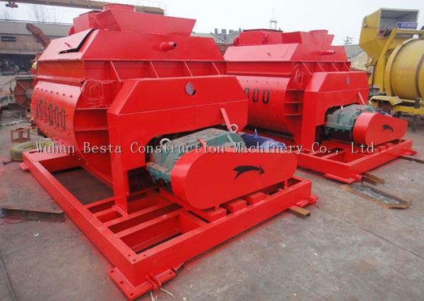 Buy cheap 1000Liter High Capacity Concrete Mixer Machine With Forced Mixing Double Shaft from wholesalers