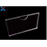 Buy cheap 1mm Clear Acrylic Display Sheet Horizontal Double Sided Poster Holder from wholesalers