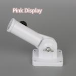 White Rotator Aluminum Ground Spike Pole Holder