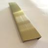 Buy cheap Brushed Finish Black Stainless Steel Trim Edge Trim Molding 201 304 316 from wholesalers