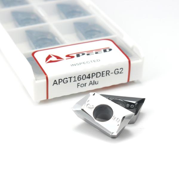 Buy cheap APKT1135 APGT1604 Polished / DLC Tungsten Carbide Insert For Aluminum from wholesalers