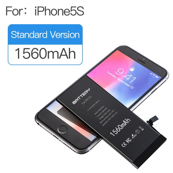 Buy cheap Original Capacity 1560mAh Iphone 5s Battery Replacement 0 Cycle Li - Ion Rechargeable from wholesalers