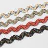 Buy cheap Oeko-Tex 100 1.5cm Dress Metallic Rick Rack Trim from wholesalers