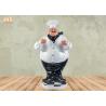 Buy cheap Antique Fat Chef Decor Polyresin Statue Figurine Resin Chef 2 Bottle Tabletop Wine Holder from wholesalers