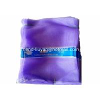 Buy cheap Printed Label Woven Mesh Bags For Packing Garlic Ginger Sacks product