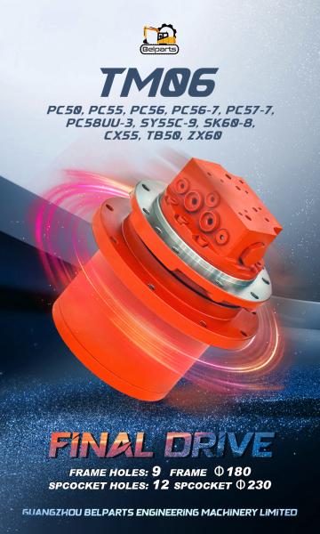 Buy cheap Excavator Parts TM06 GM06 PC60-5 Final Drive SK50 YC60 PC55 PC56 PC56-7 Travel Motor from wholesalers
