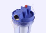 CE Certification Transparent Pre Filter Housing For Household Water Purifier