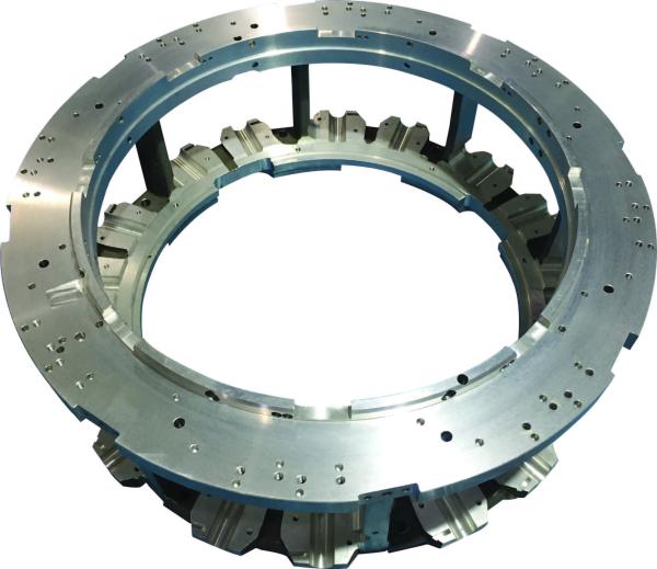Buy cheap Round Aluminum A356 Knitting Machine Part 20kg Weight OEM 1 Year Warranty from wholesalers