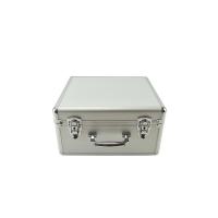 Buy cheap Light Weight Portable Watch Case Aluminum Watch Carry Box Silver Removable Trays product
