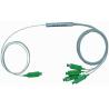 Buy cheap Return Loss>45dB 1310 / 1550nm 1×2 Various coupling splitting ratios Fiber Optic Splitter from wholesalers