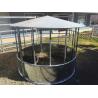 Buy cheap Galvanized Steel 1.8m 1.9m Round Cattle Hay Feeders Metal Horse Feeder antirust from wholesalers