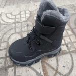 Ladies Casual Boots Durable Cold Proof Climbing Snow Boots Black Color Daily