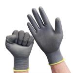 Wholesale Polyurethane Coating Polyester Protection Gloves 13G Nylon Safety Hand
