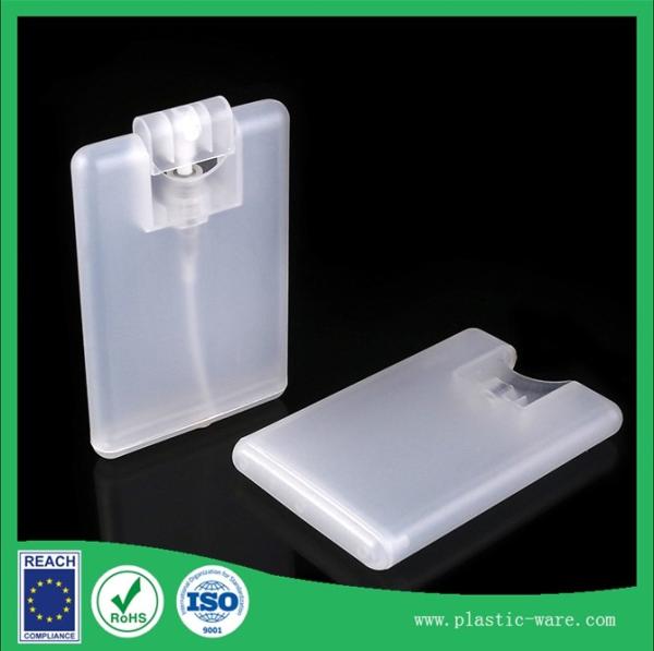 Buy cheap 20ml plastic perfume bottle portable card perfume bottle business card case spray bottle from wholesalers