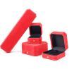 Buy cheap Custom Logo Jewelry Package in Red Velvet for Pendant Earrings Bracelet Necklace Ring from wholesalers