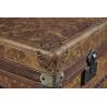 Buy cheap Large Leather Square Storage Trunk , Bedroom Storage Trunk Chest Copper Lock from wholesalers