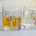 Decorative Round Personalised Whisky Glass For Christmas