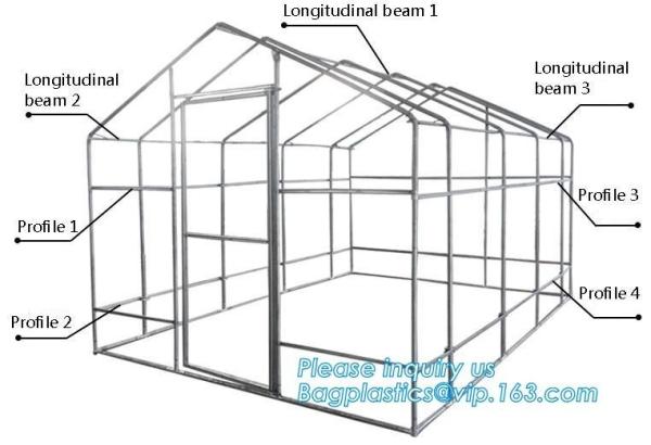 Buy cheap hdpe woven greenhouse film, plastic roof transparent cover for green house,Good services hot galvanized structure big wa from wholesalers