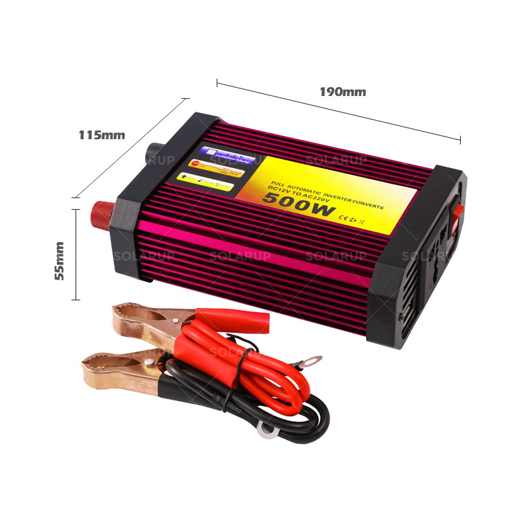 Grid Solar Micro Pv Inverter Inversor Enminiatura Hybrid Solar Inverter 500W With Lithium Battery