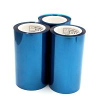 Buy cheap Single Side Adhesive High Clear Blue PET Protective Film ISO9001 product