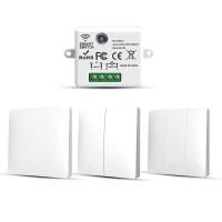 Buy cheap Wall Light Self Powered Wireless Switch Outdoor Waterproof Push Button Switch product