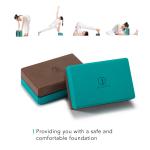 Earth Friendly Colorful Cork Yoga Mat Biodegradable Natural Fitness