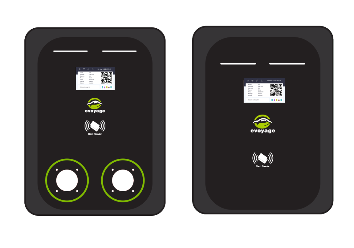 Type 2 IEC 62196-2 Standard EV Charging Pile 3 Phase 11KW 22KW TUV Certificated