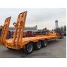 Buy cheap 60 T low bed trailer / lowbed trailer for heavy duty machine transportation from wholesalers