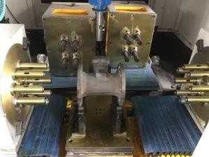 Buy cheap PLC Hydraulic Transmission Drilling And Tapping Machine 600mm 700mm Processing Length from wholesalers