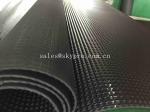 High Resilience Natural Gym Recycled Rubber Mats Diamond Pyramid Pattern