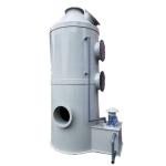 Wet Scrubber System for Removing Gas Pollutants and Odors in Industrial