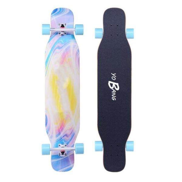 Buy cheap 43inch Longboard Deck Skateboard Canadian Maple Wood Double Kick Concave from wholesalers