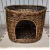 Buy cheap Rattan Furniture Kennel Two Level Wicker Cat House With Cushion Original Color from wholesalers