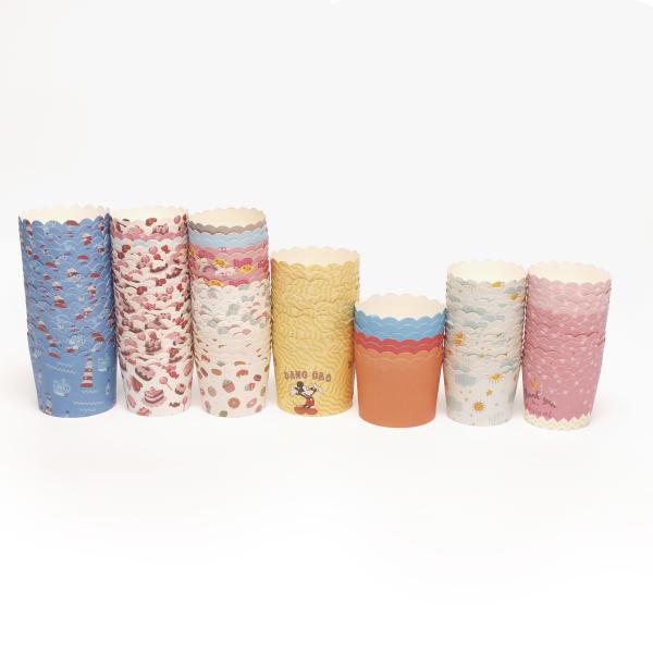 Buy cheap Food Grade Cupcake Paper Cups , Compostable Baking Cake Paper Case With Logo from wholesalers