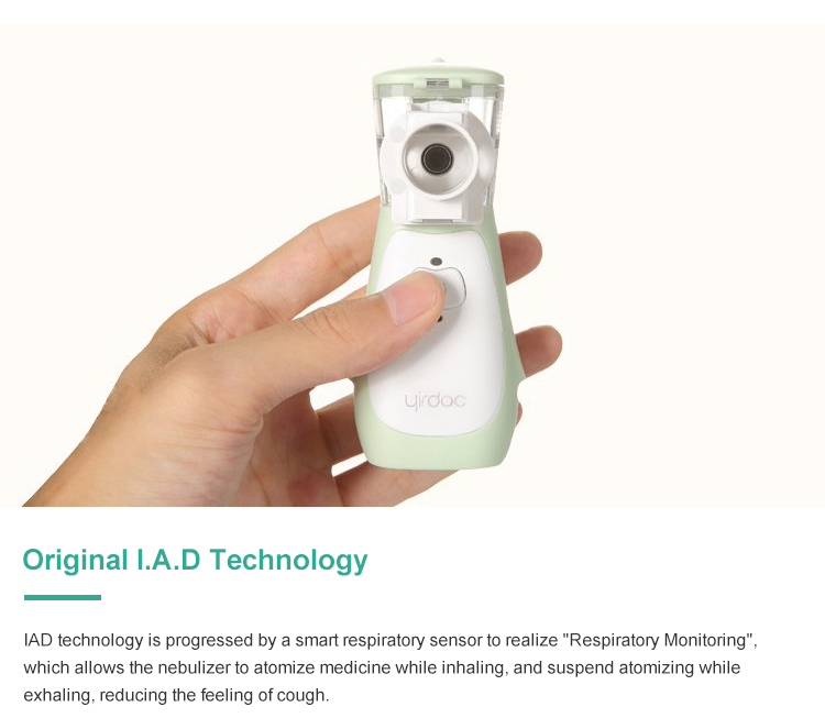 Yirdoc Commercial Intelligent Mesh Nebulizer 11.1cm Medical Mesh