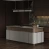 Buy cheap Luxury Complete Full Set EB Board Kitchen Cabinet Manufacturer Furniture Solid Wood Walnut Flat Pack Kitchen Cabinets from wholesalers