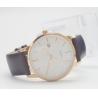 Buy cheap Brown Leather Strap Watches Ultra Thin Waterproof Watch Couple Japan Movt Quartz from wholesalers
