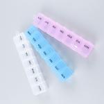 PP Material Weekly Pill Box Large Capacity 11.2ML/Grid Medicine Storage Box